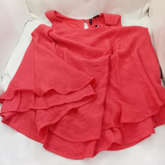 New Directions XL Blouse Coral NWT - Picture 2 of 6